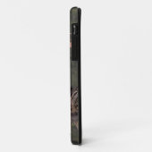 ハイ・ブラッシュ・クランベリーを食べるアメリカヤマアラシ Case-Mate iPhoneケース (裏面/左)
