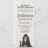ハイ・プリーステス・ウィッチ ハロウィンパーティー招待状 招待状 (正面)