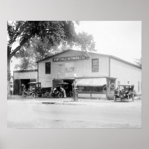 ハイattsville 自動車会社、1920年。ヴィンテージ写真 ポスター
