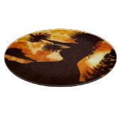 ハウィアンフラダンサー カッティングボード (角)