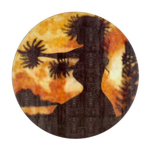 ハウィアンフラダンサー カッティングボード (正面)