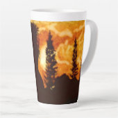 ハウィアンフラダンサー カフェラテマグ (右アングル)