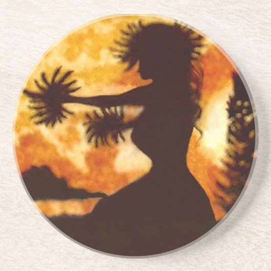 ハウィアンフラダンサー コースター (正面)