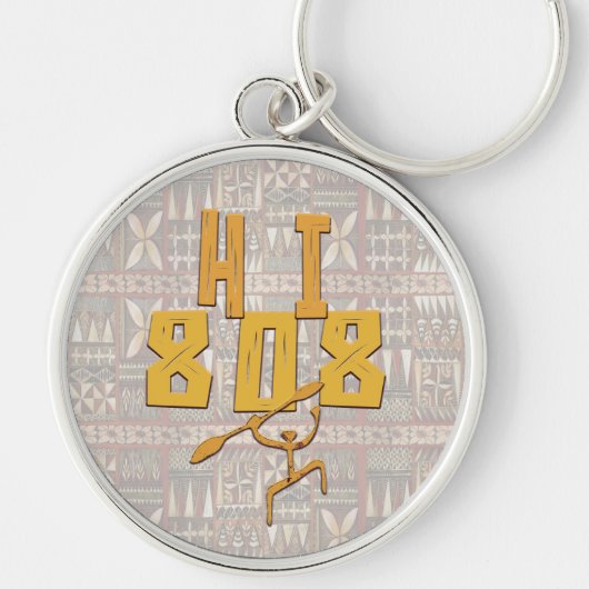 ハウィアン・パドレマンと。タパ キーホルダー (正面)