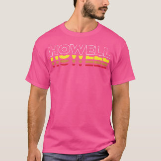 ハウエル ファーストネーム ジョーク ヴィンテージ サンセット ハウエル ギフト Tシャツ