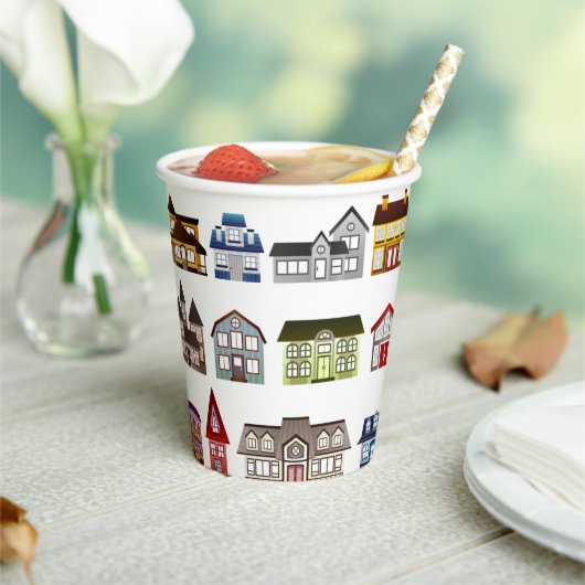 ハウカラフルズオープンハウスハウスウォーミング 紙コップ (インサイチュ)