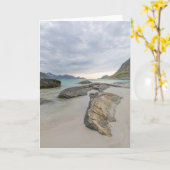 ハウクランドロフテン カード (黄色い花)