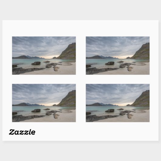 ハウクランドロフテン 長方形シール (シート)