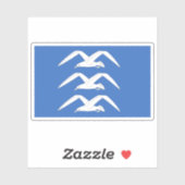 ハウゲスンド国旗 シール (シート)