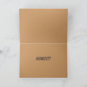 ハウジットビーチテーマハワイグリーティングカード カード (内部)