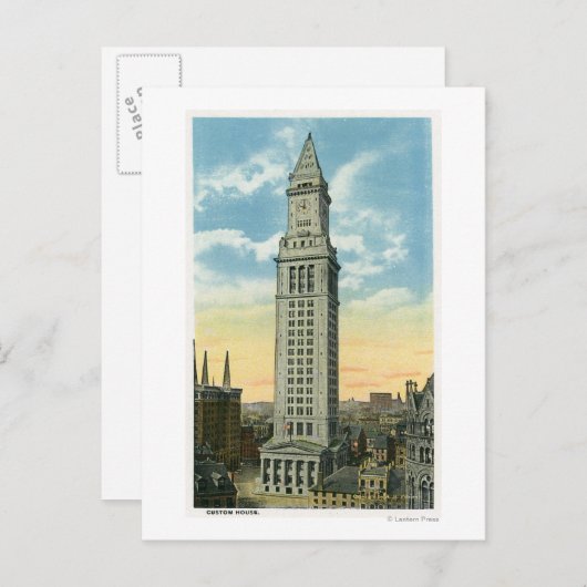 ハウスの外カスタム観 ポストカード (正面/裏面)