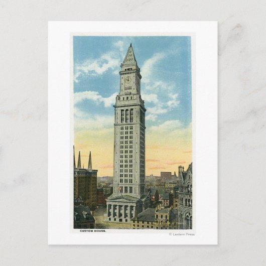 ハウスの外カスタム観 ポストカード (正面)