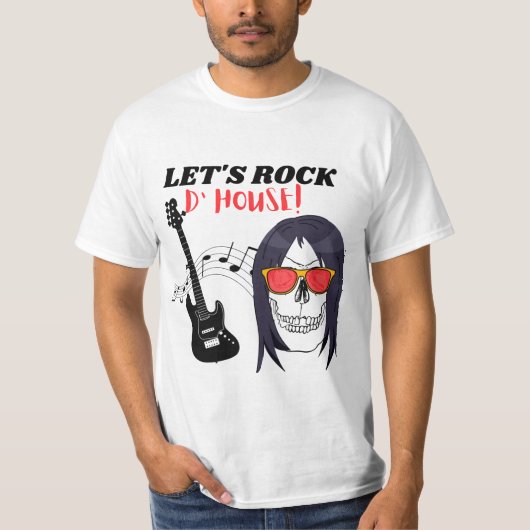 ハウスをロックしよう Tシャツ (正面)
