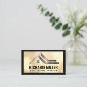 ハウスアイコンメタリック 名刺 (スタンド正面)