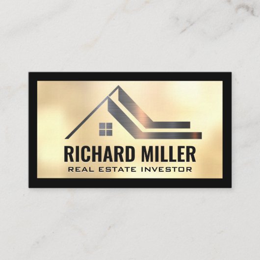 ハウスアイコンメタリック 名刺 (正面)