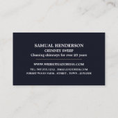 ハウスアットナイトポートレート煙突スイープ 名刺 (裏面)
