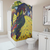 ハウスアットムルナウ – ワッシリーカンディンスキー シャワーカーテン (インサイチュ)