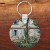 ハウスアットルーイルバイエドワードマネヴィンテージファインアート キーホルダー (正面)