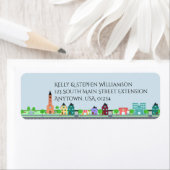 ハウスアンドアパートメント建物ホームスウィートホーム ラベル (インサイチュ)