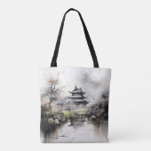 ハウスアンドレイク絵を描イン トートバッグ (裏面)