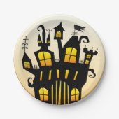 ハウスアンド幽霊のよく出るムーン紙プレート ペーパープレート (正面)