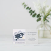 ハウスイメージ | セキュリティカメラアイコン 名刺 (スタンド正面)