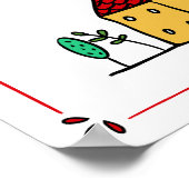 ハウスイラストレーションホームスウィートホーム ポスター (角)