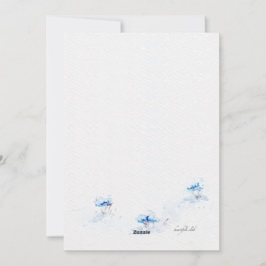 ハウスインスノーホリデームービングカード シーズンカード (裏面)