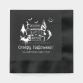 ハウスイー幽霊のよく出るトハロウィーン 箔ナプキン (正面)