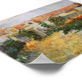 ハウスウィズサンフラワーズバンゴッホファインアート ポスター (角)