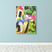 ハウスウィズバイフランツマルクヴィンテージファインアート キャンバスプリント (インサイチュ (ウッドフロア))