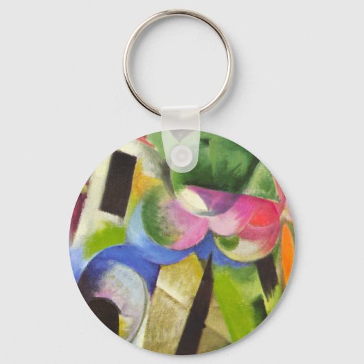 ハウスウィズバイフランツマルクヴィンテージファインアート キーホルダー (正面)