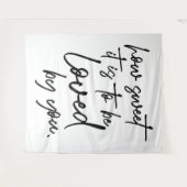 ハウスウェディングパーソナライズされた背景 タペストリー (正面(横))