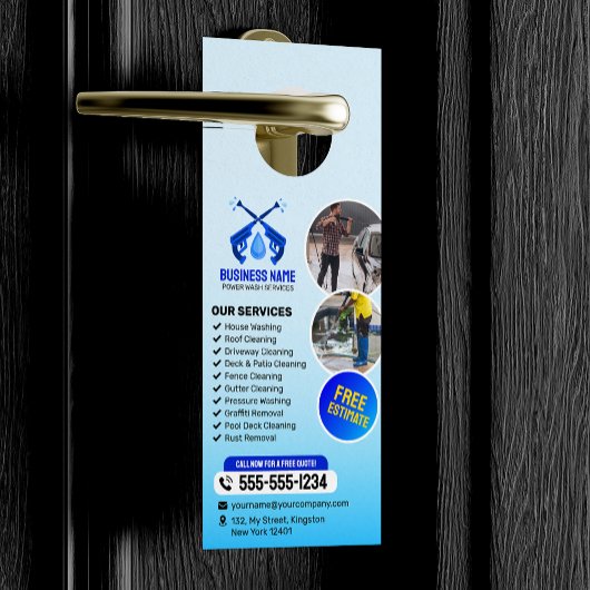 ハウスウォッシュ 高圧洗浄 外壁洗浄 ドアノブサイン