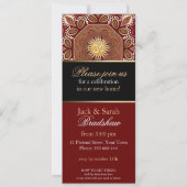 ハウスウォーミングオムアースパーティの招待状 招待状 (裏面)