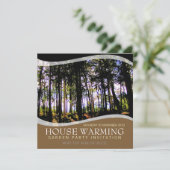 ハウスウォーミングガーデンパーティの招待状 招待状 (スタンド正面)