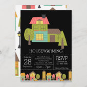 ハウスウォーミングパーティの招待状 招待状 (正面/裏面)