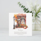 ハウスウォーミングパーティー秋フロントドア サンキューカード (スタンド正面)