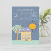 ハウスウォーミングパーティー 招待状 (スタンド正面)