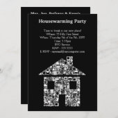 ハウスウォーミングムービングパーティー招待状招待状 招待状 (正面/裏面)
