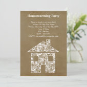 ハウスウォーミングムービングパーティー招待状招待状 招待状 (スタンド正面)
