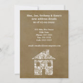 ハウスウォーミングムービングパーティー招待状招待状 招待状 (裏面)