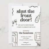 ハウスウォーミング招待状引っ越し祝いパーティー招待状 招待状 (正面)