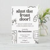 ハウスウォーミング招待状引っ越し祝いパーティー招待状 招待状 (スタンド正面)
