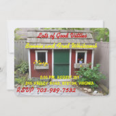 ハウスウォーミング招待状 招待状 (裏面)