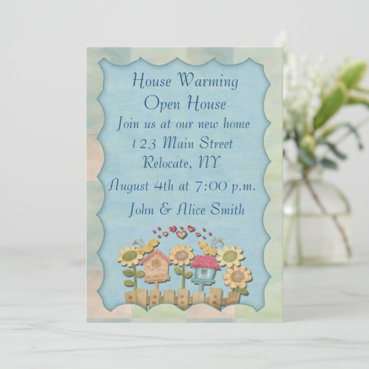 ハウスウォーミング 招待状 (スタンド正面)