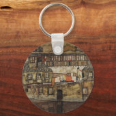 ハウスウォールオンリバーバイエゴンシエレ キーホルダー (正面)