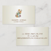 ハウスエレガントフローラスプレーボトル洗浄 名刺 (正面/裏面)