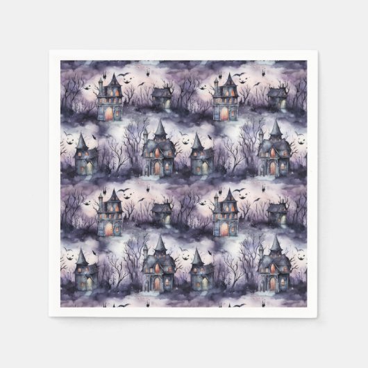 ハウスオブエコー – エンドレス時計 スタンダードカクテルナプキン (正面)