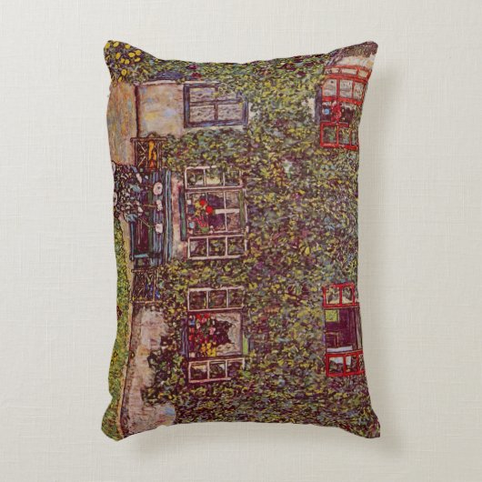 ハウスオブグアルダボシbyグスタフクリムトヴィンテージアート アクセントクッション (正面(垂直))